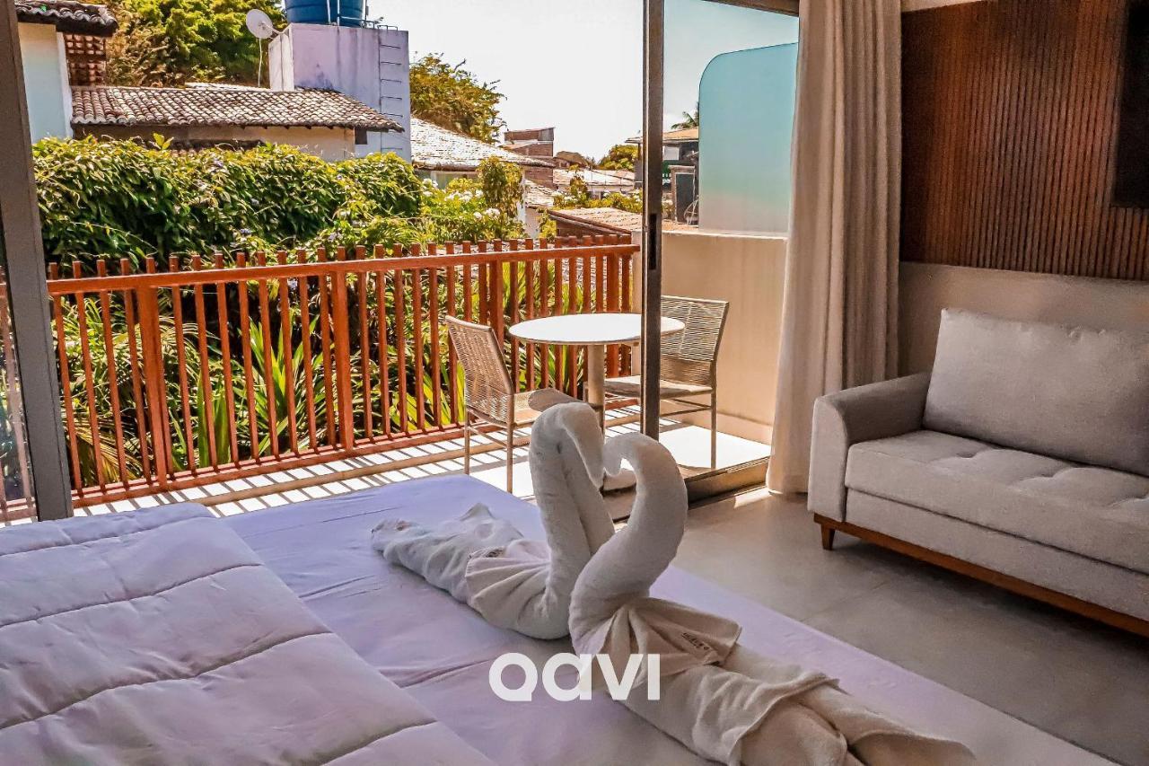 Qavi - Suíte luxuosa com varanda na rua principal de Pipa #ÎledePipa Praia de Pipa Exterior foto